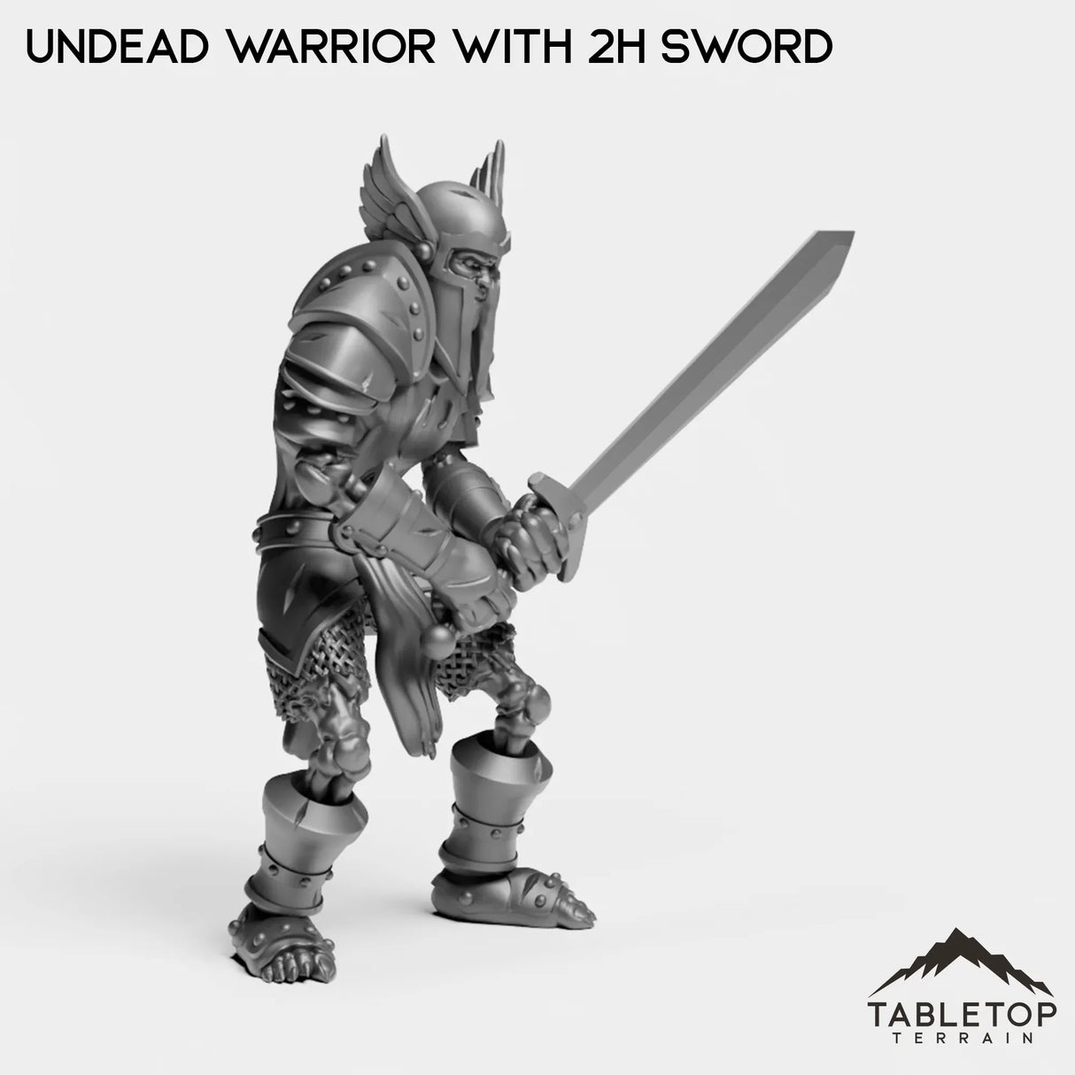 Tabletop Terrain Miniature Undead Basic Warrior