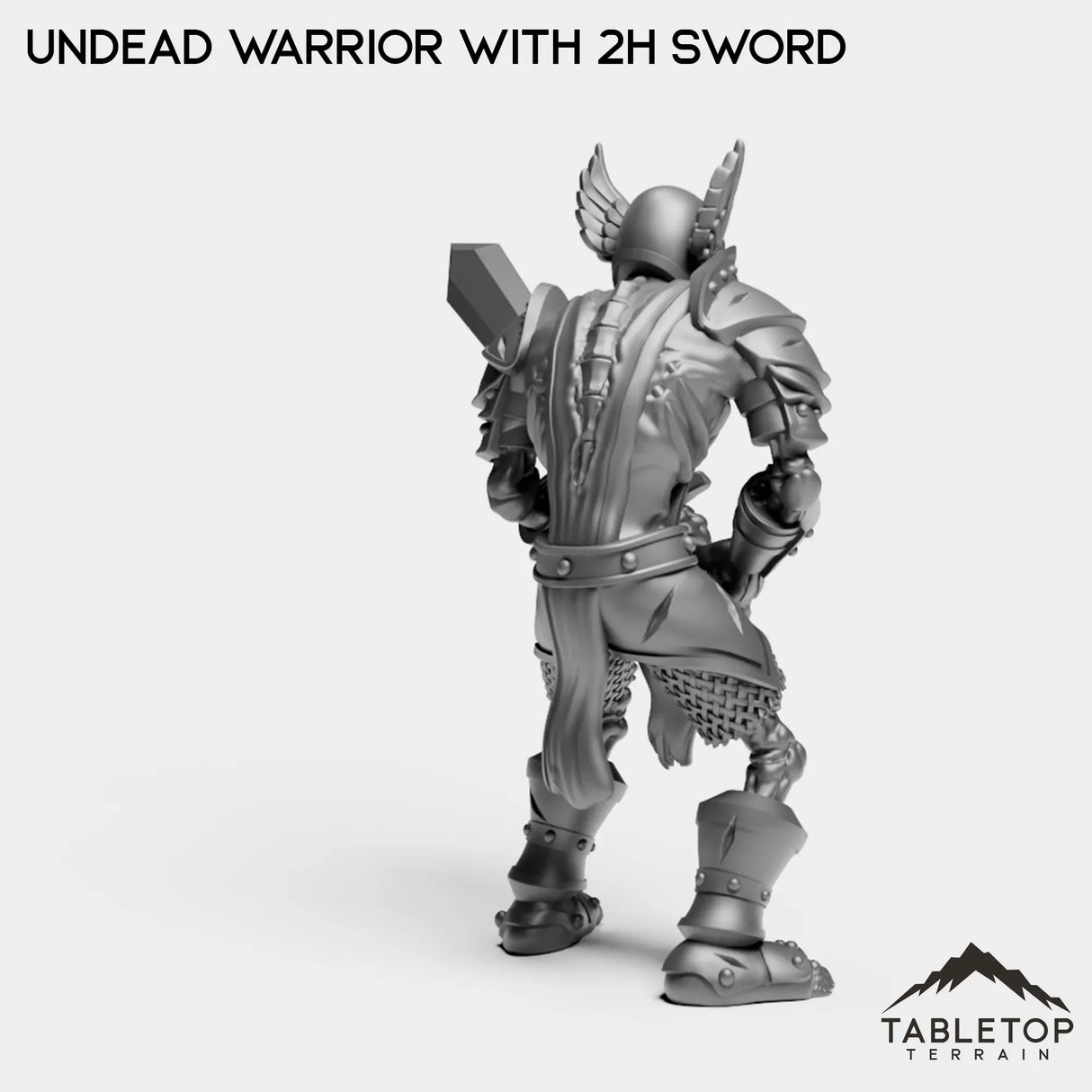 Tabletop Terrain Miniature Undead Basic Warrior