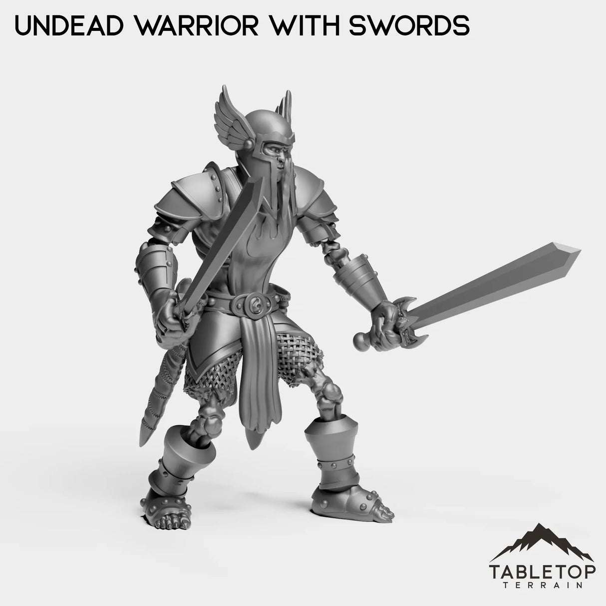 Tabletop Terrain Miniature Undead Basic Warrior