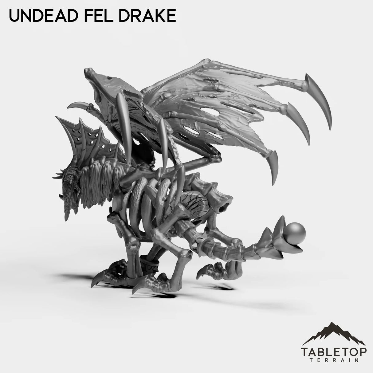 Tabletop Terrain Miniature Undead Fel Drake
