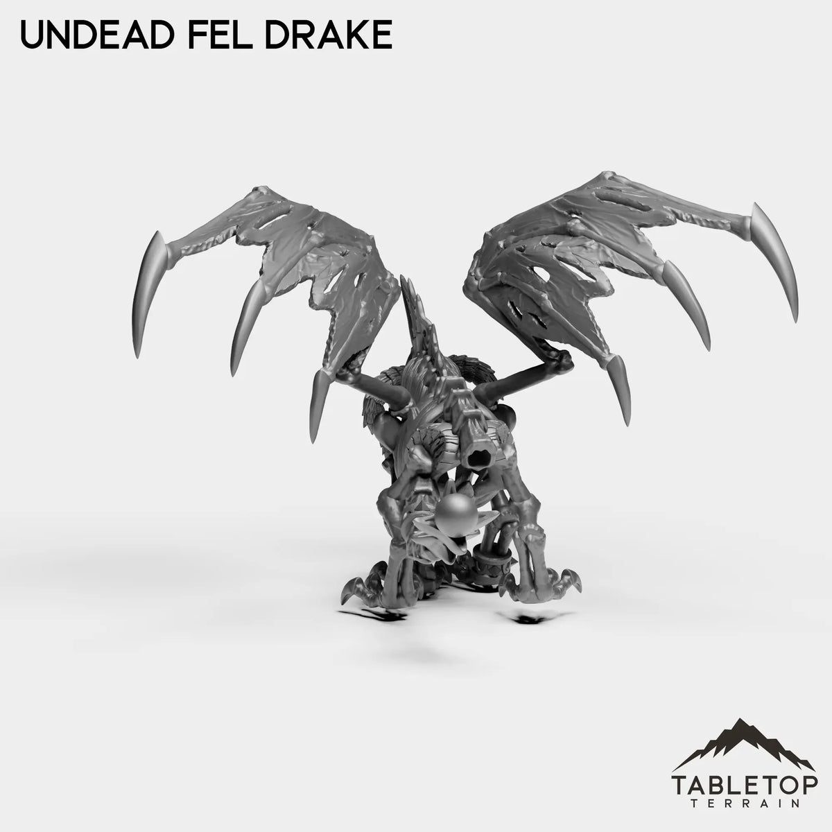 Tabletop Terrain Miniature Undead Fel Drake
