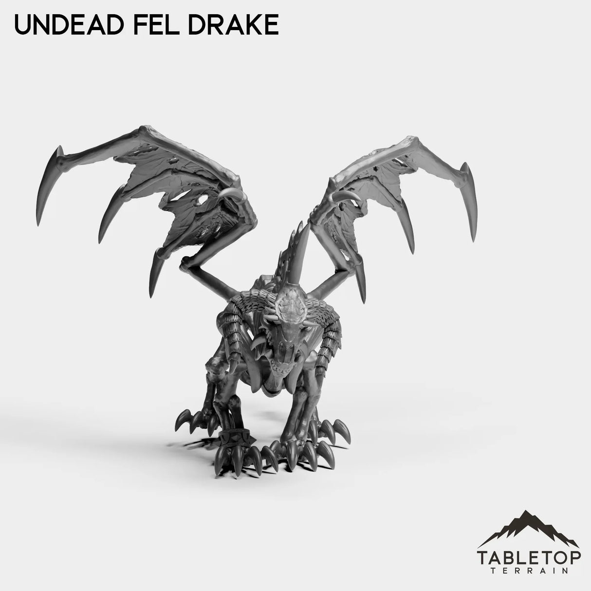Tabletop Terrain Miniature Undead Fel Drake