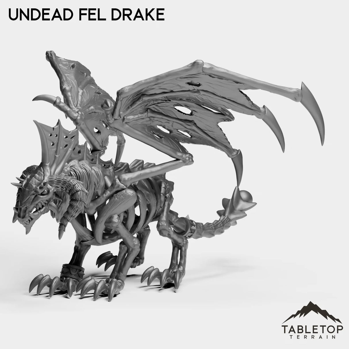 Tabletop Terrain Miniature Undead Fel Drake