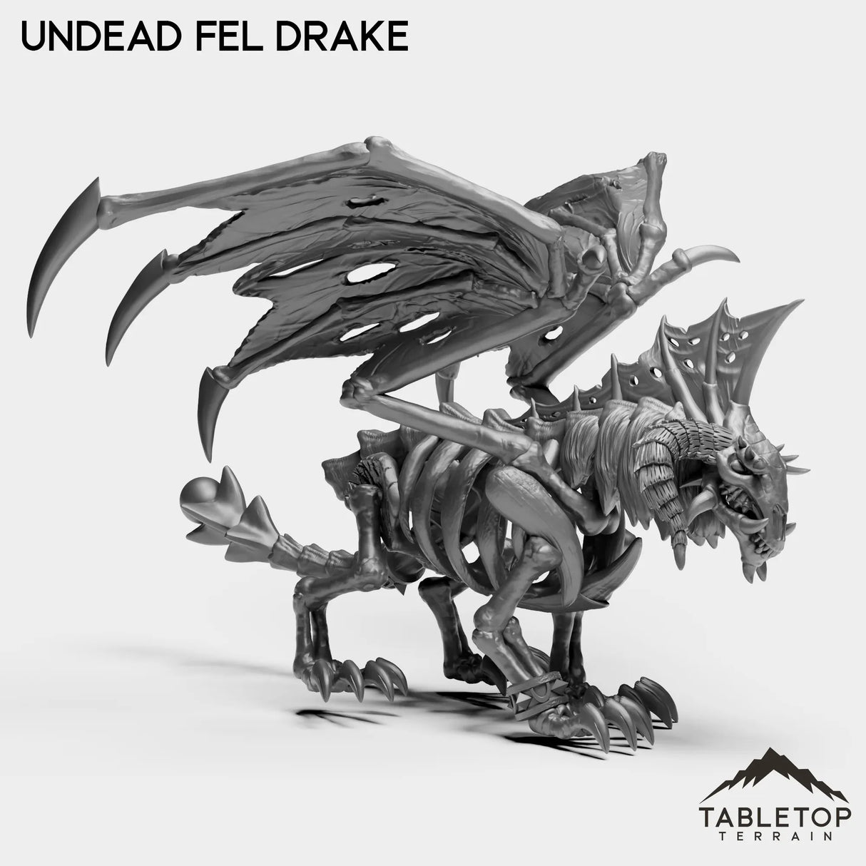 Tabletop Terrain Miniature Undead Fel Drake