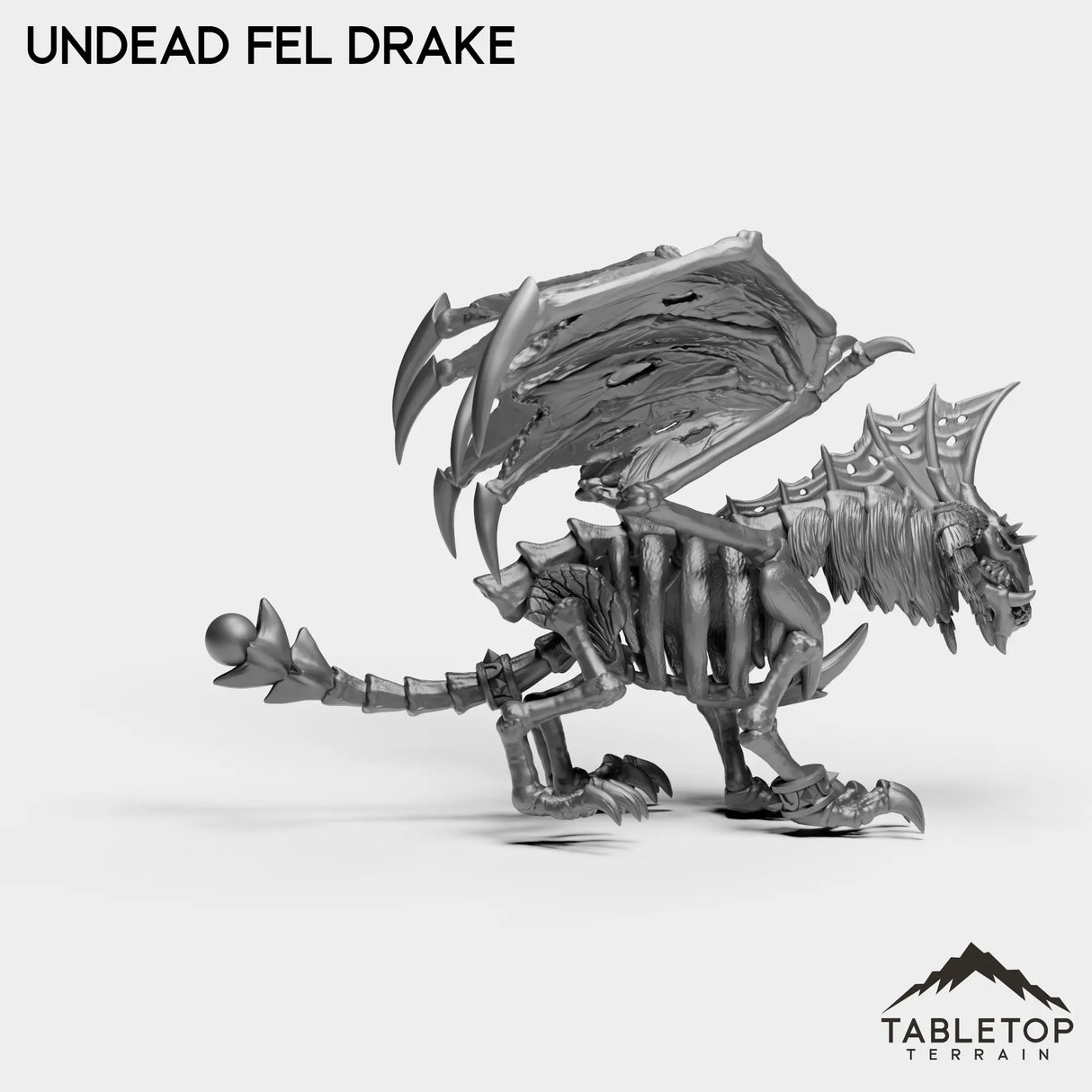 Tabletop Terrain Miniature Undead Fel Drake