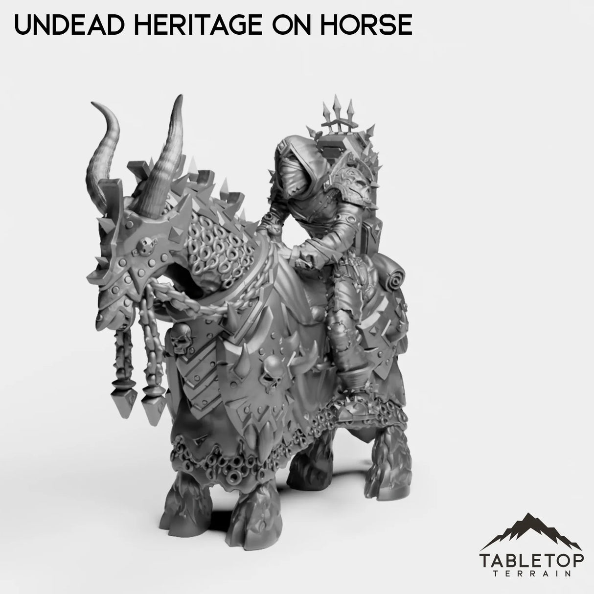 Tabletop Terrain Miniature Undead Heritage on Horse