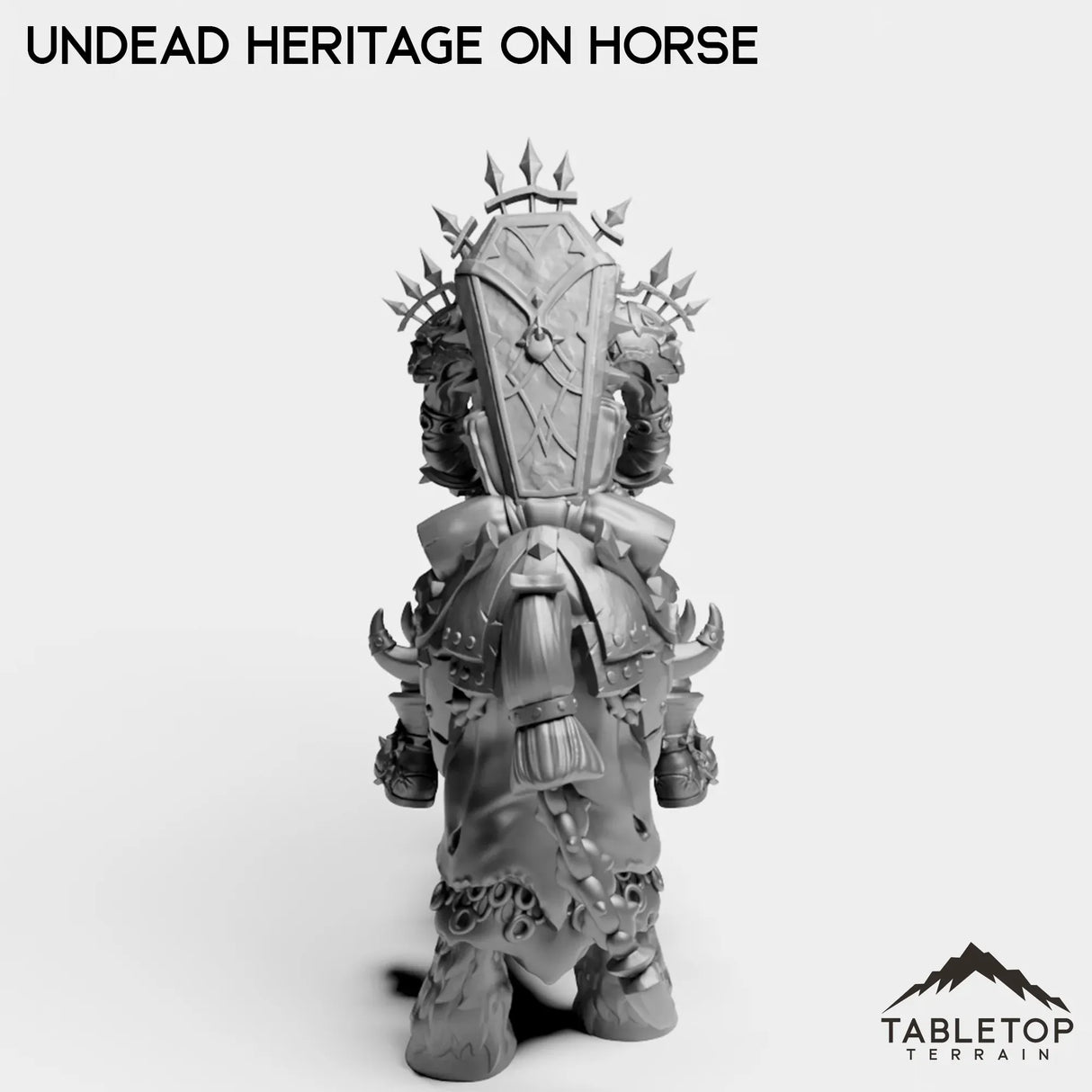 Tabletop Terrain Miniature Undead Heritage on Horse