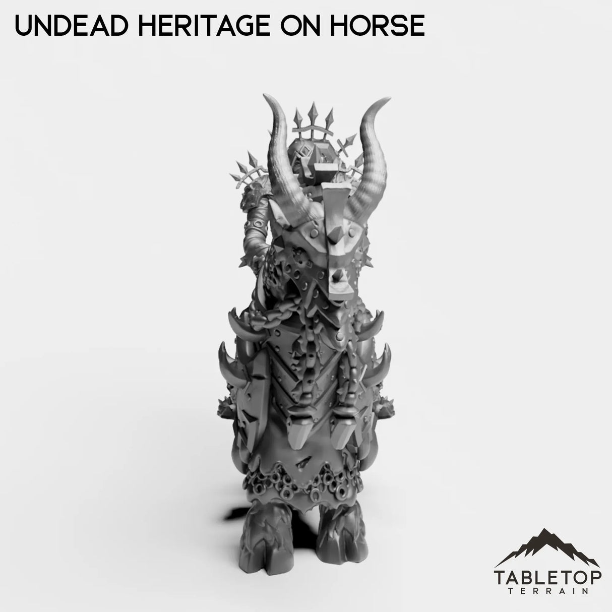 Tabletop Terrain Miniature Undead Heritage on Horse