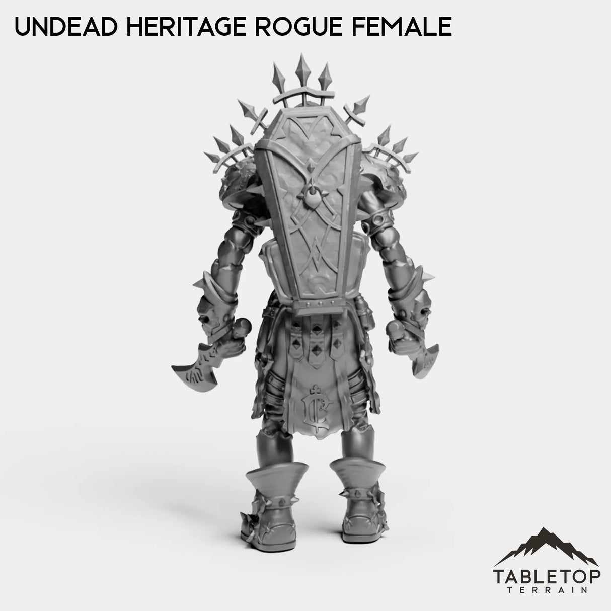Tabletop Terrain Miniature Undead Heritage Rogue Female