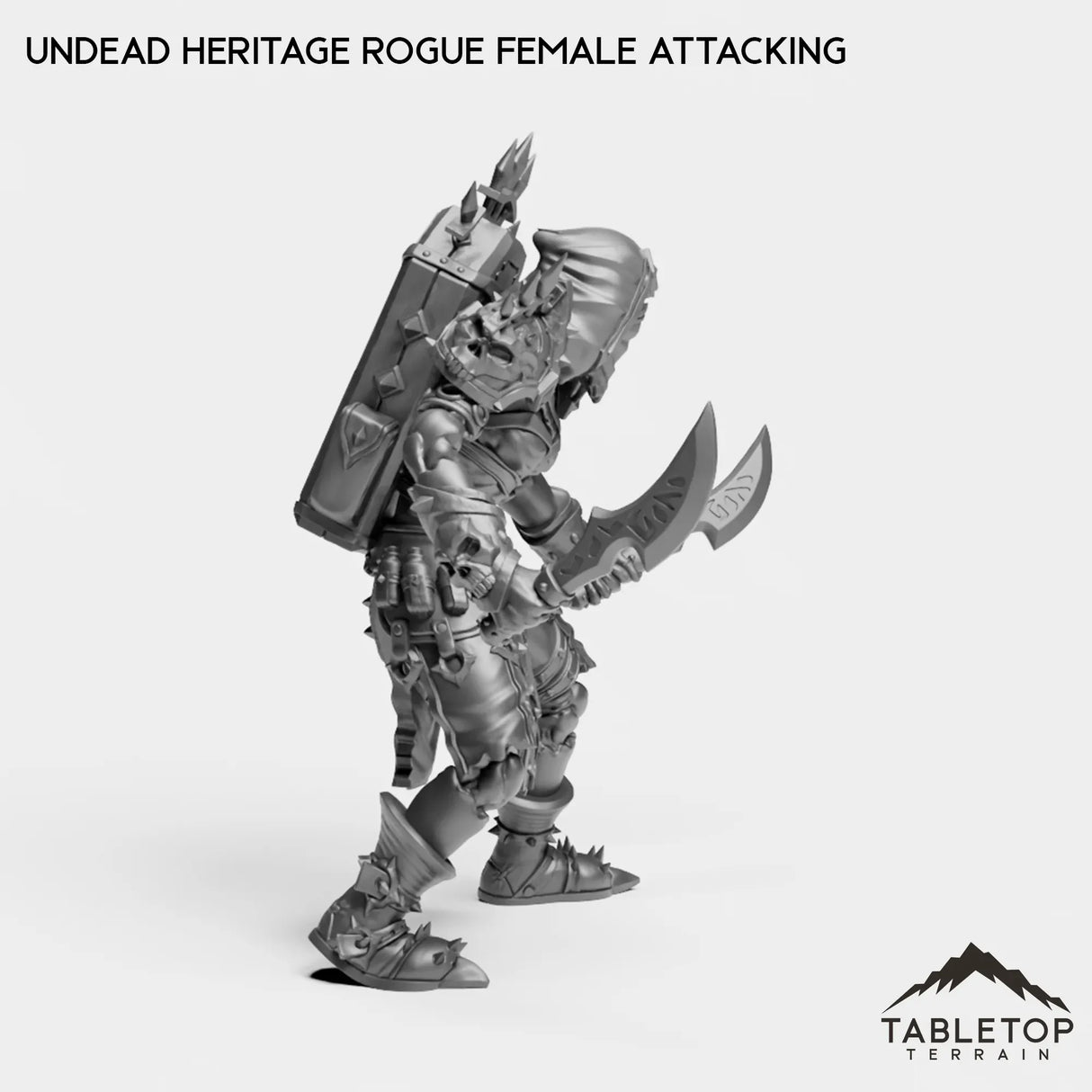 Tabletop Terrain Miniature Undead Heritage Rogue Female