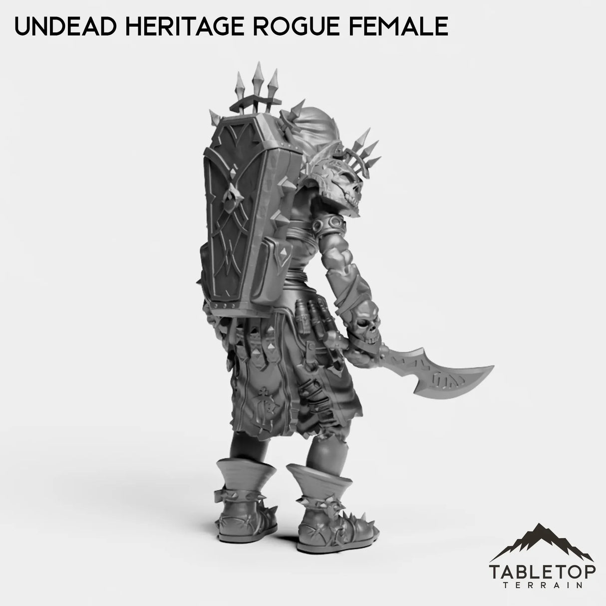 Tabletop Terrain Miniature Undead Heritage Rogue Female