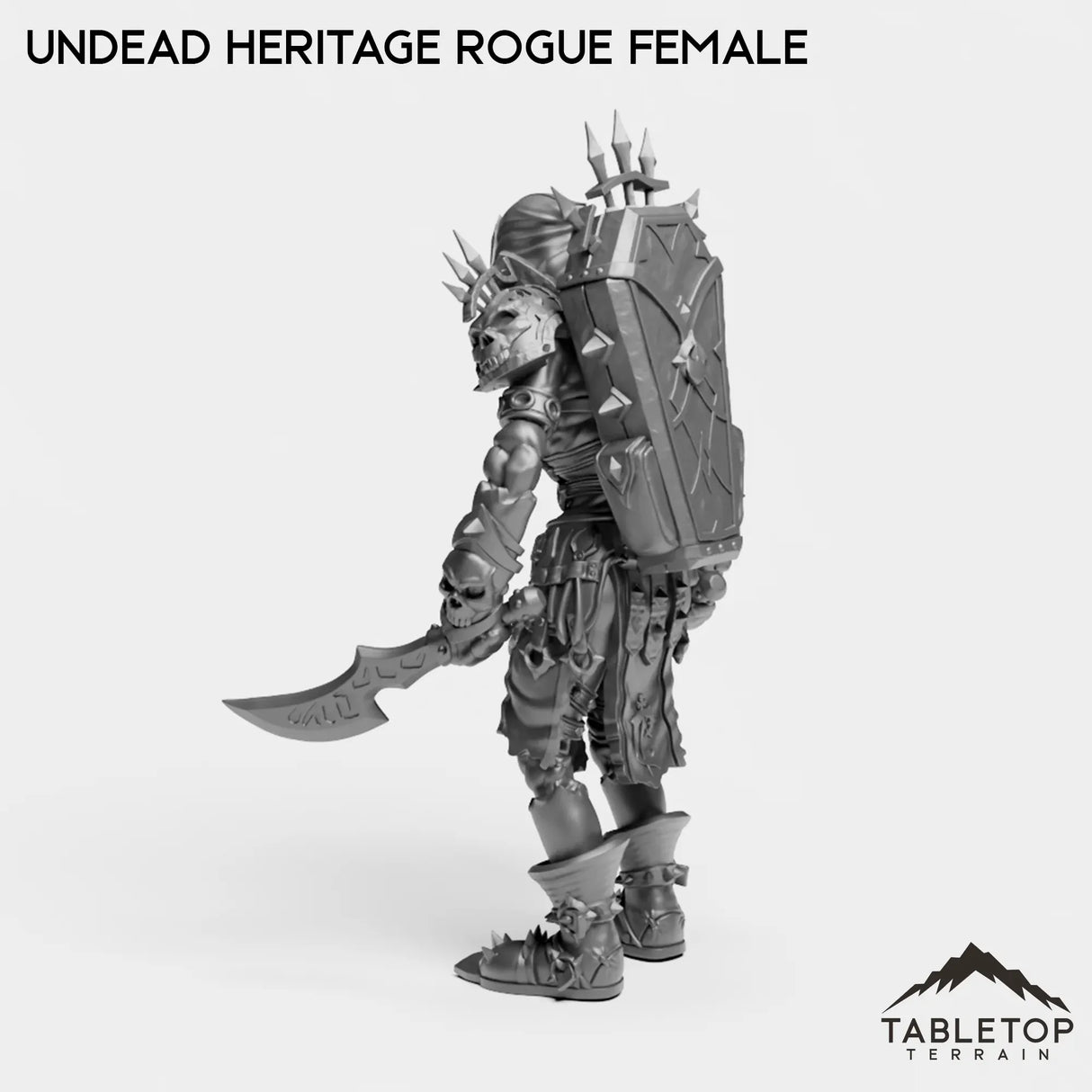 Tabletop Terrain Miniature Undead Heritage Rogue Female