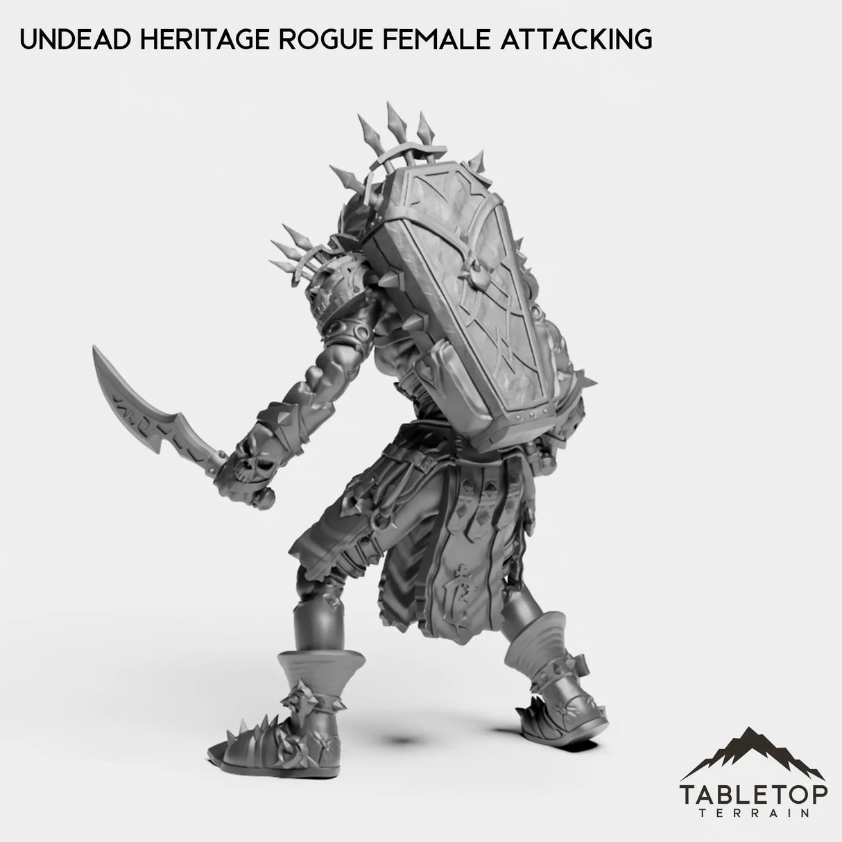 Tabletop Terrain Miniature Undead Heritage Rogue Female
