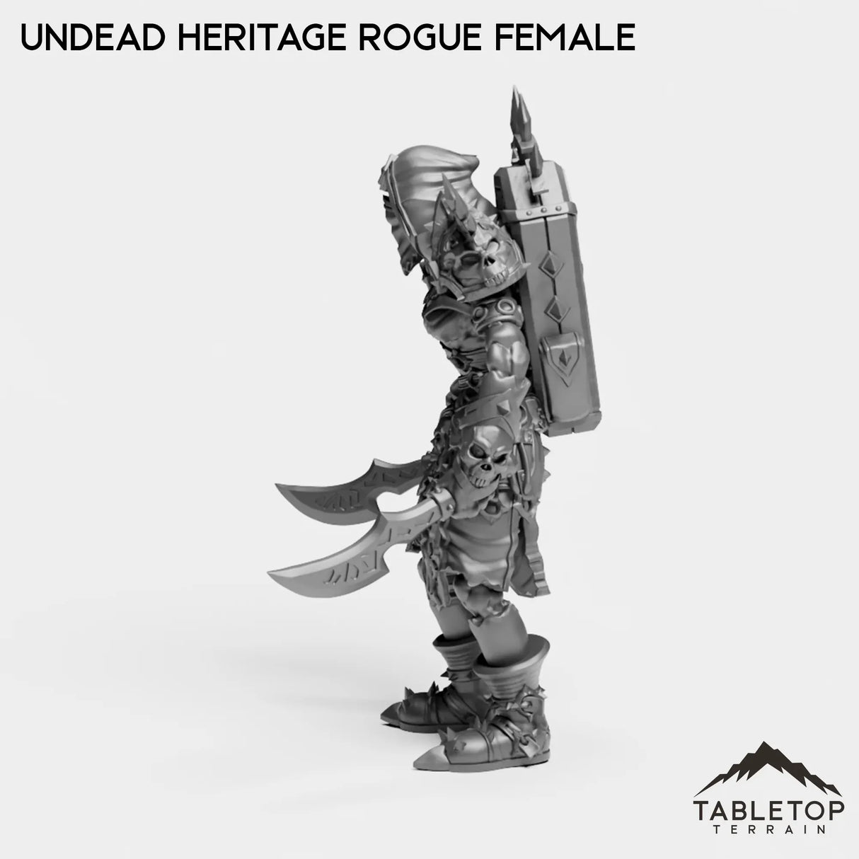 Tabletop Terrain Miniature Undead Heritage Rogue Female