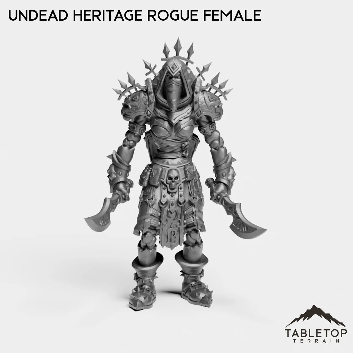 Tabletop Terrain Miniature Undead Heritage Rogue Female Undead Heritage Rogue Female