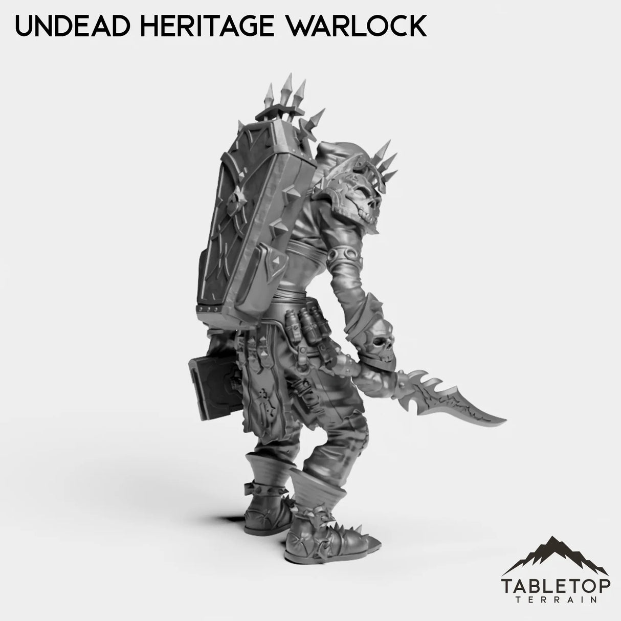 Tabletop Terrain Miniature Undead Heritage Warlock