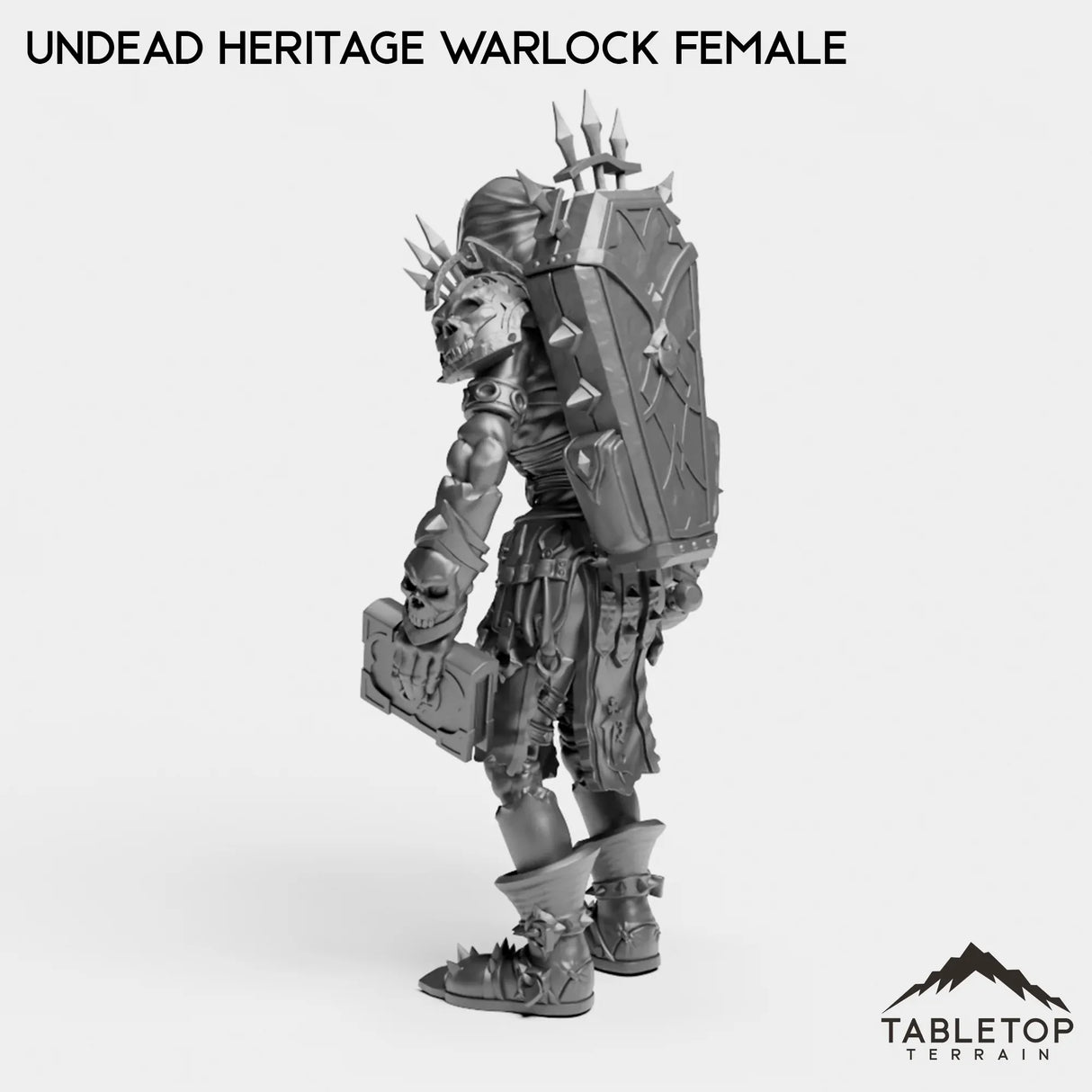 Tabletop Terrain Miniature Undead Heritage Warlock Female