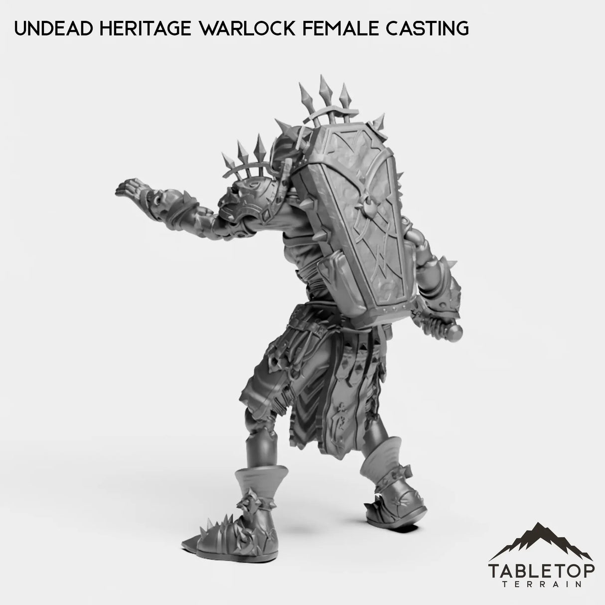 Tabletop Terrain Miniature Undead Heritage Warlock Female