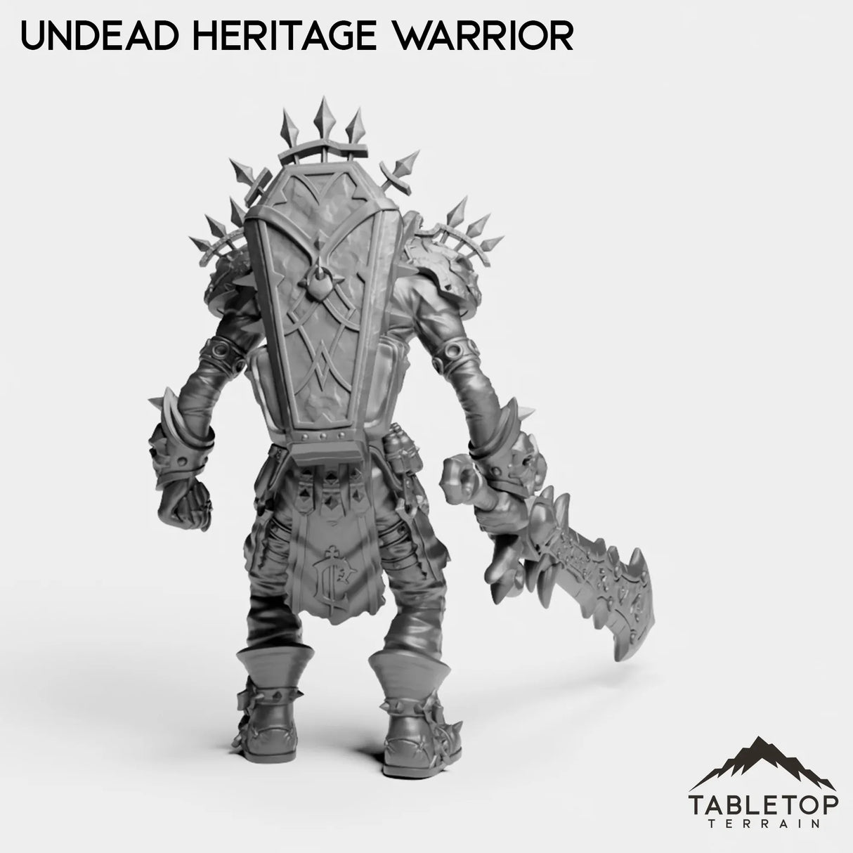 Tabletop Terrain Miniature Undead Heritage Warrior