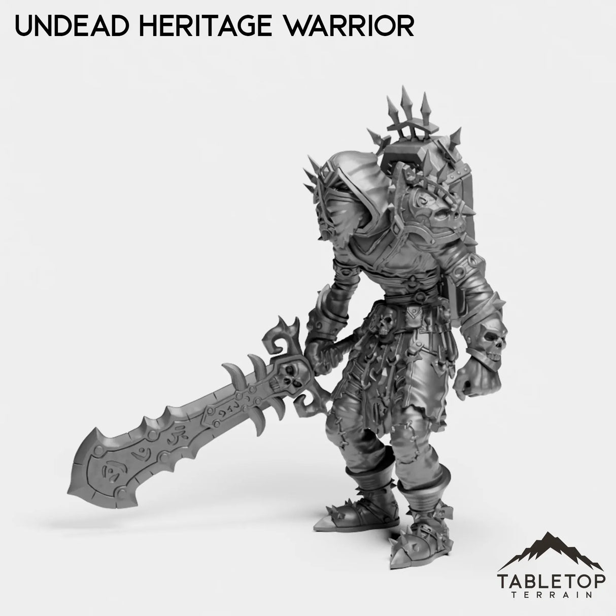 Tabletop Terrain Miniature Undead Heritage Warrior