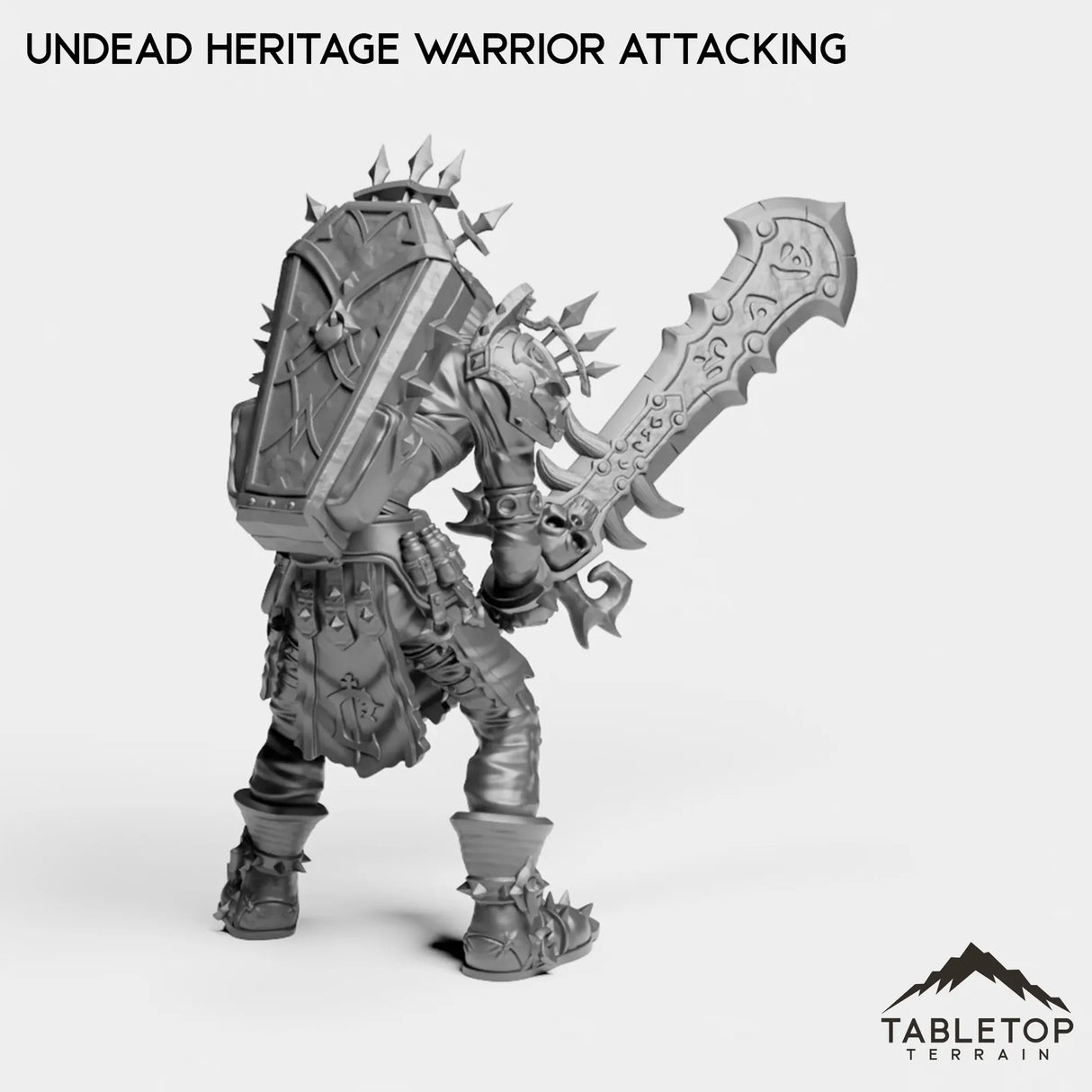 Tabletop Terrain Miniature Undead Heritage Warrior