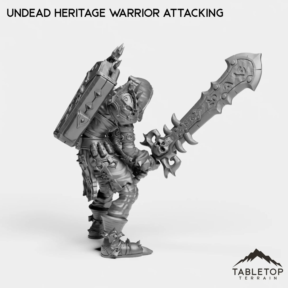 Tabletop Terrain Miniature Undead Heritage Warrior