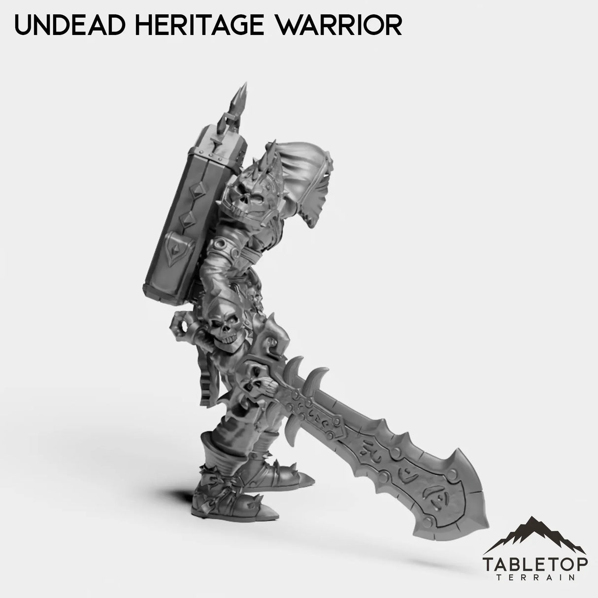 Tabletop Terrain Miniature Undead Heritage Warrior