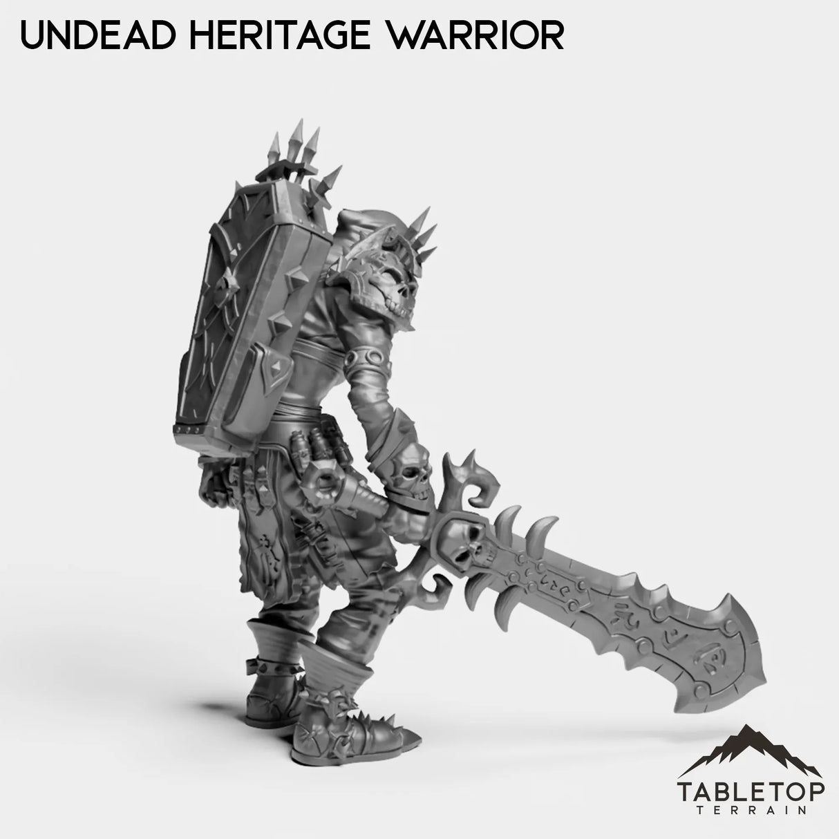 Tabletop Terrain Miniature Undead Heritage Warrior