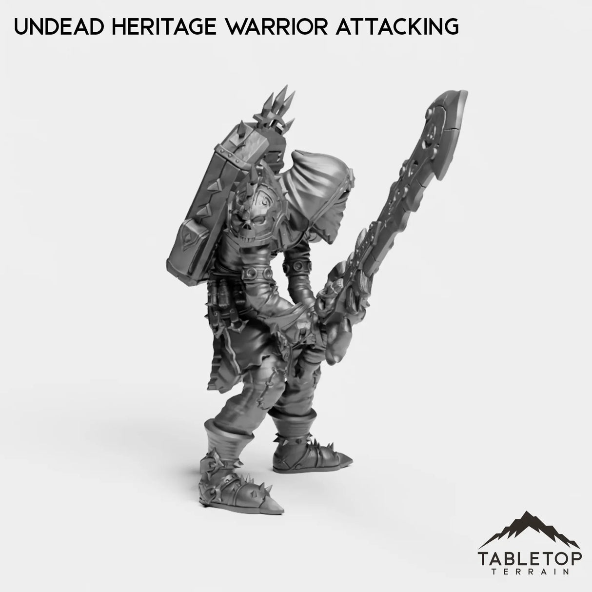 Tabletop Terrain Miniature Undead Heritage Warrior