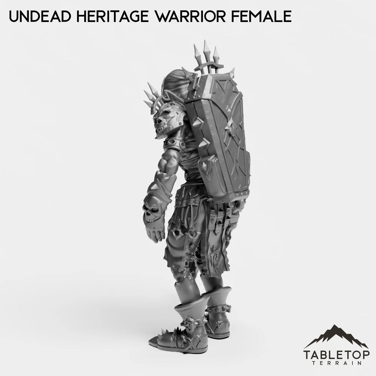 Tabletop Terrain Miniature Undead Heritage Warrior Female