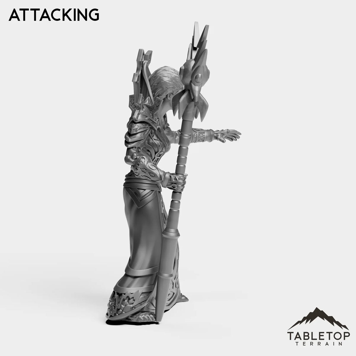 Tabletop Terrain Miniature Undead Mage Female Tier 1