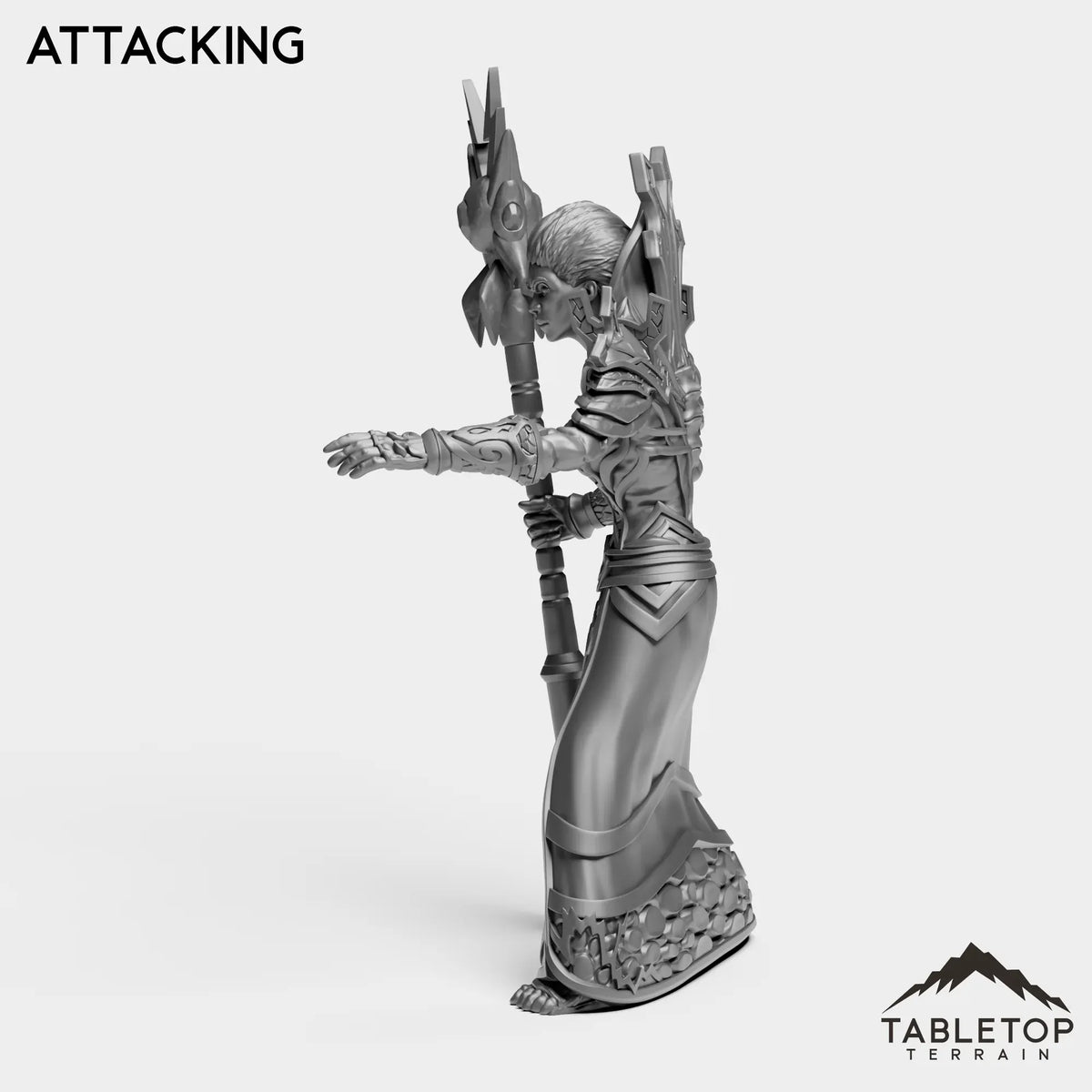 Tabletop Terrain Miniature Undead Mage Female Tier 1