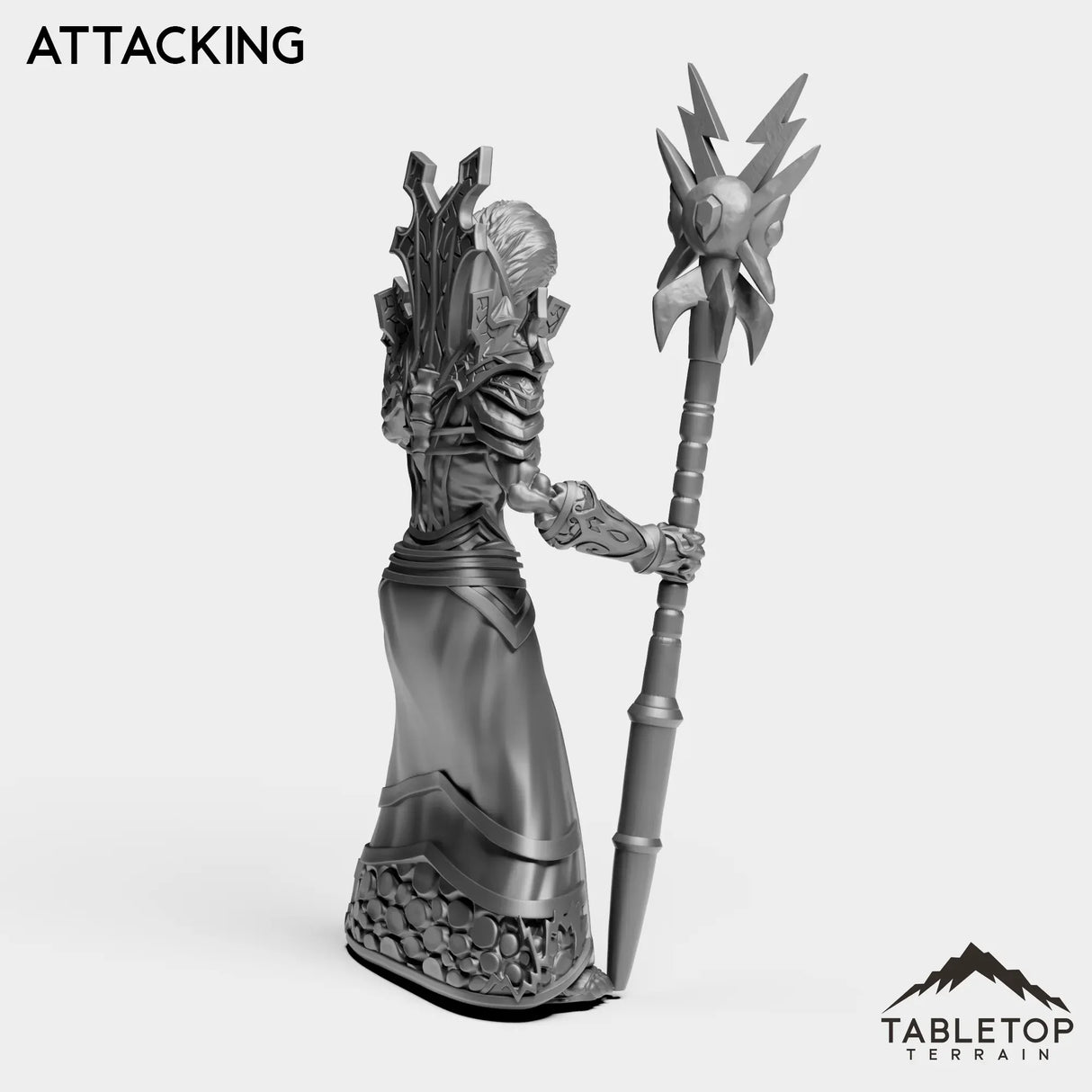 Tabletop Terrain Miniature Undead Mage Female Tier 1