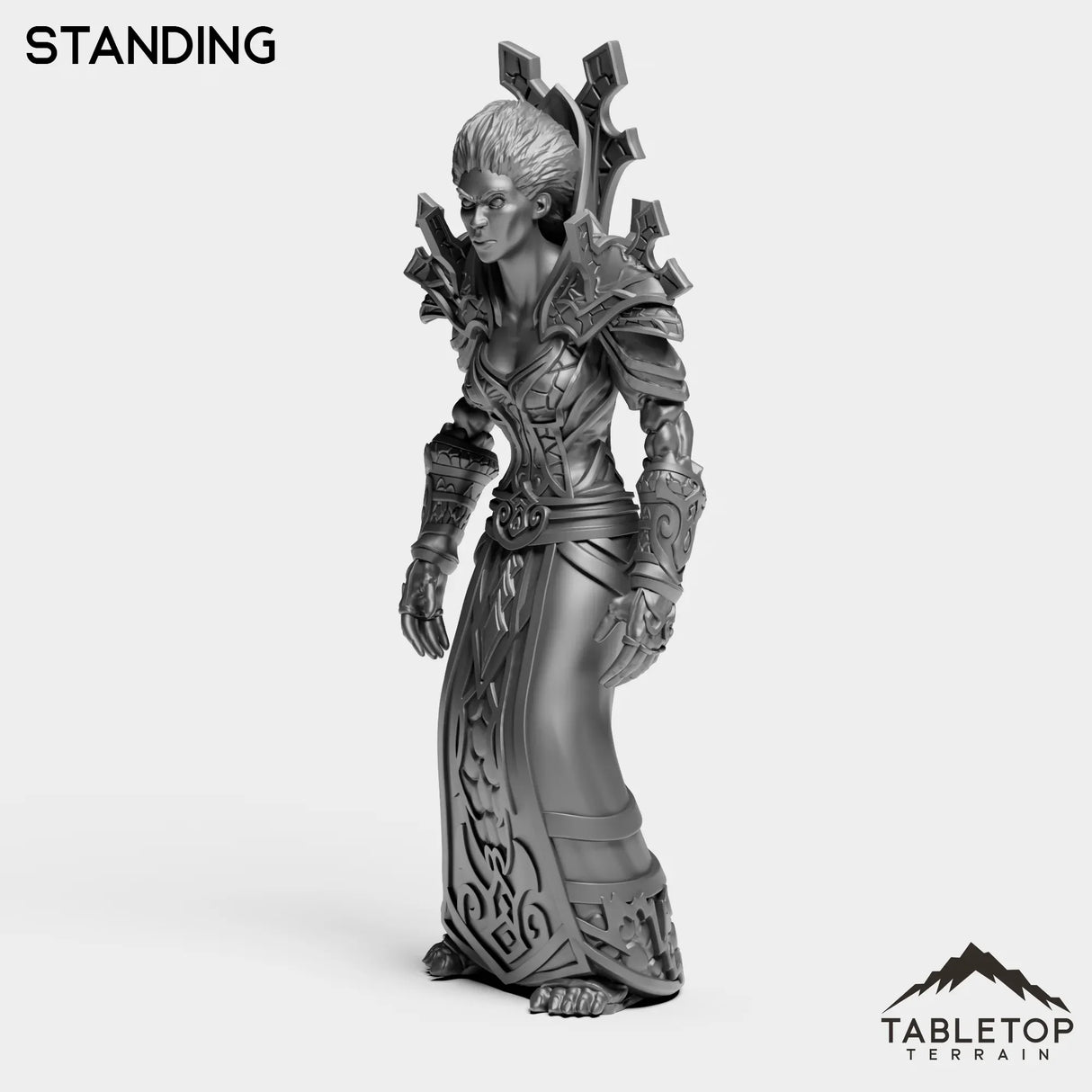 Tabletop Terrain Miniature Undead Mage Female Tier 1