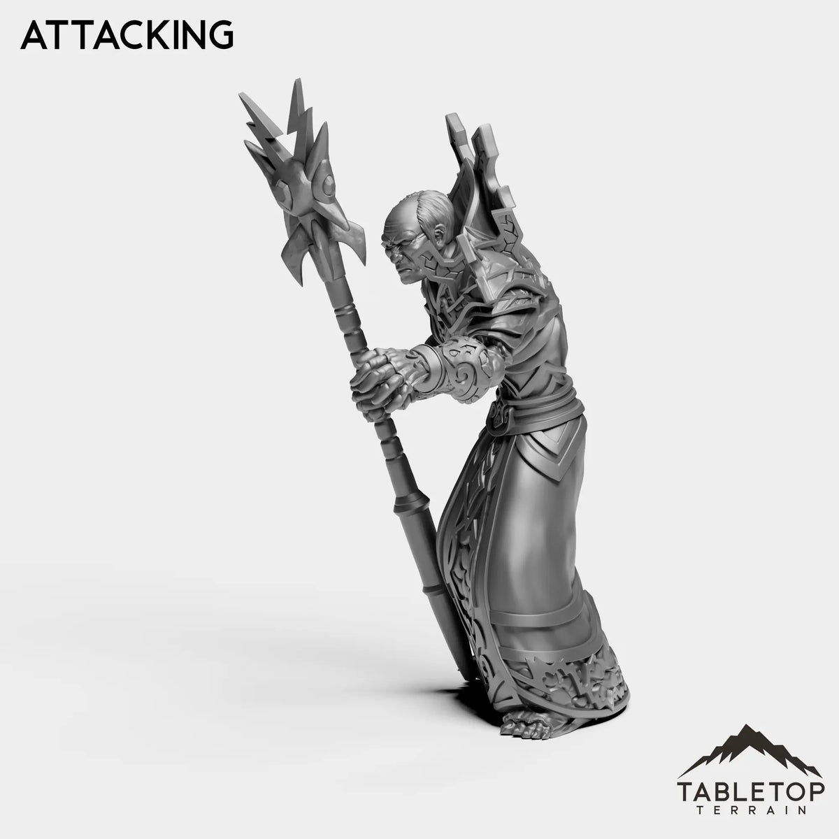 Tabletop Terrain Miniature Undead Mage Tier 1