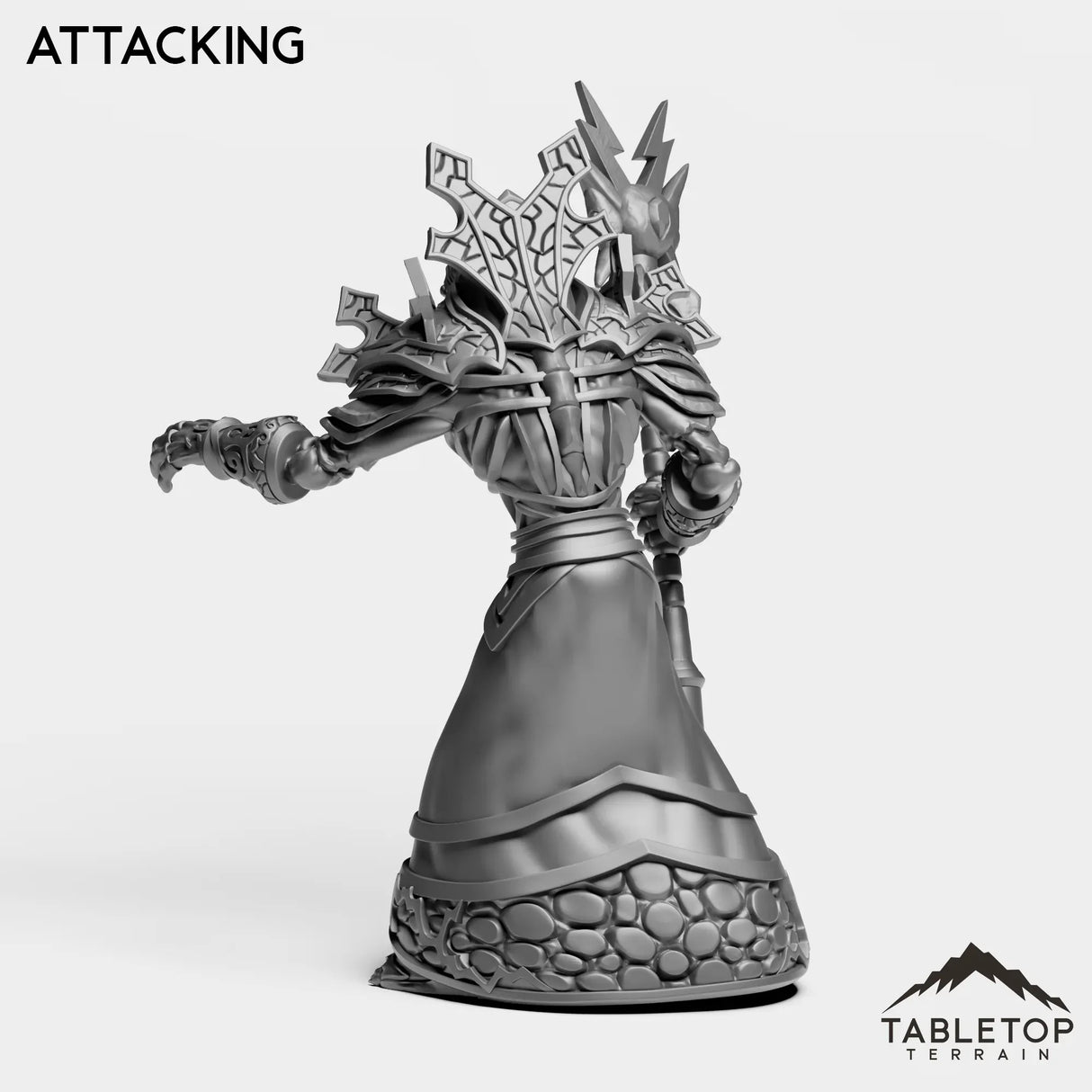Tabletop Terrain Miniature Undead Mage Tier 1