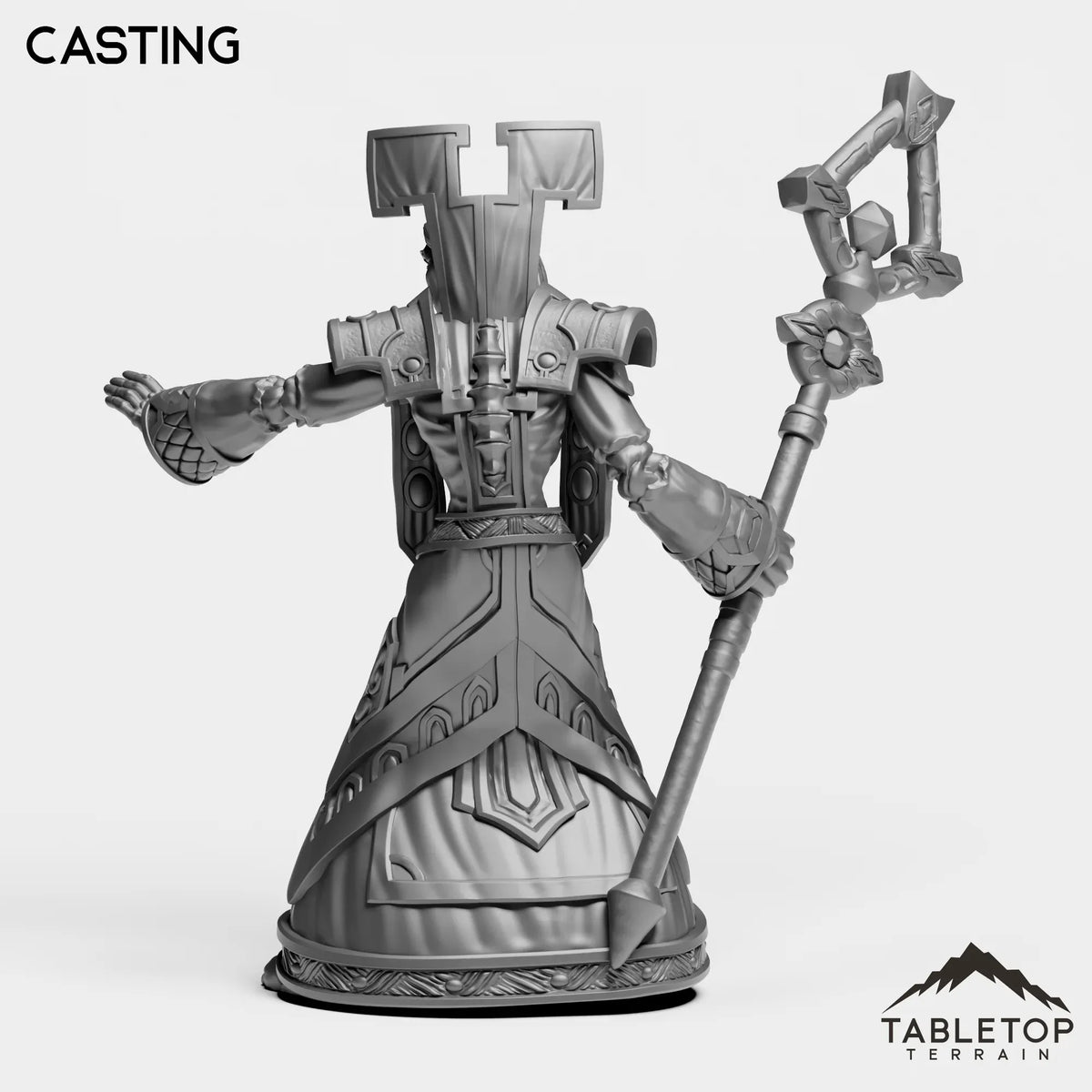 Tabletop Terrain Miniature Undead Priest Female Tier 1