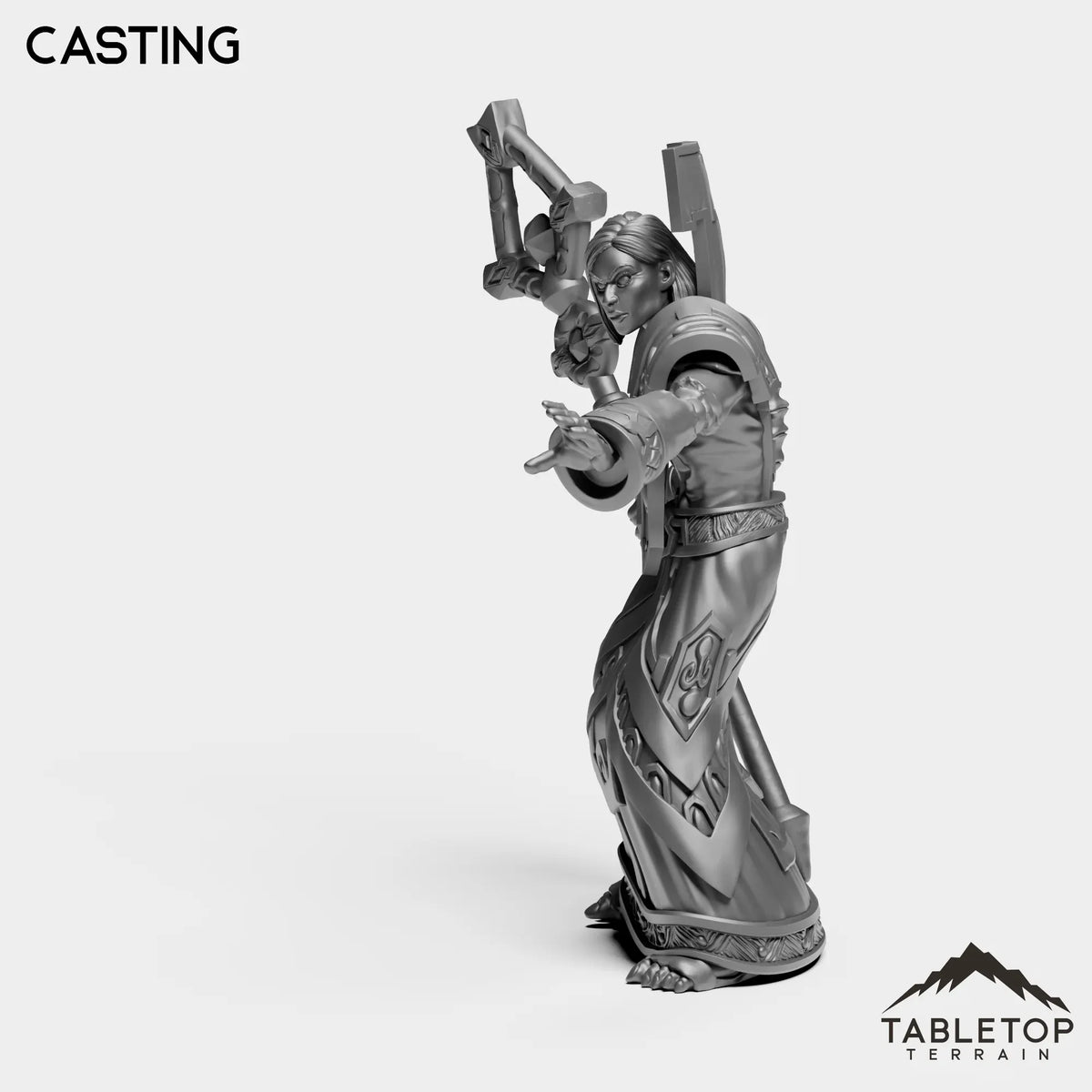 Tabletop Terrain Miniature Undead Priest Female Tier 1