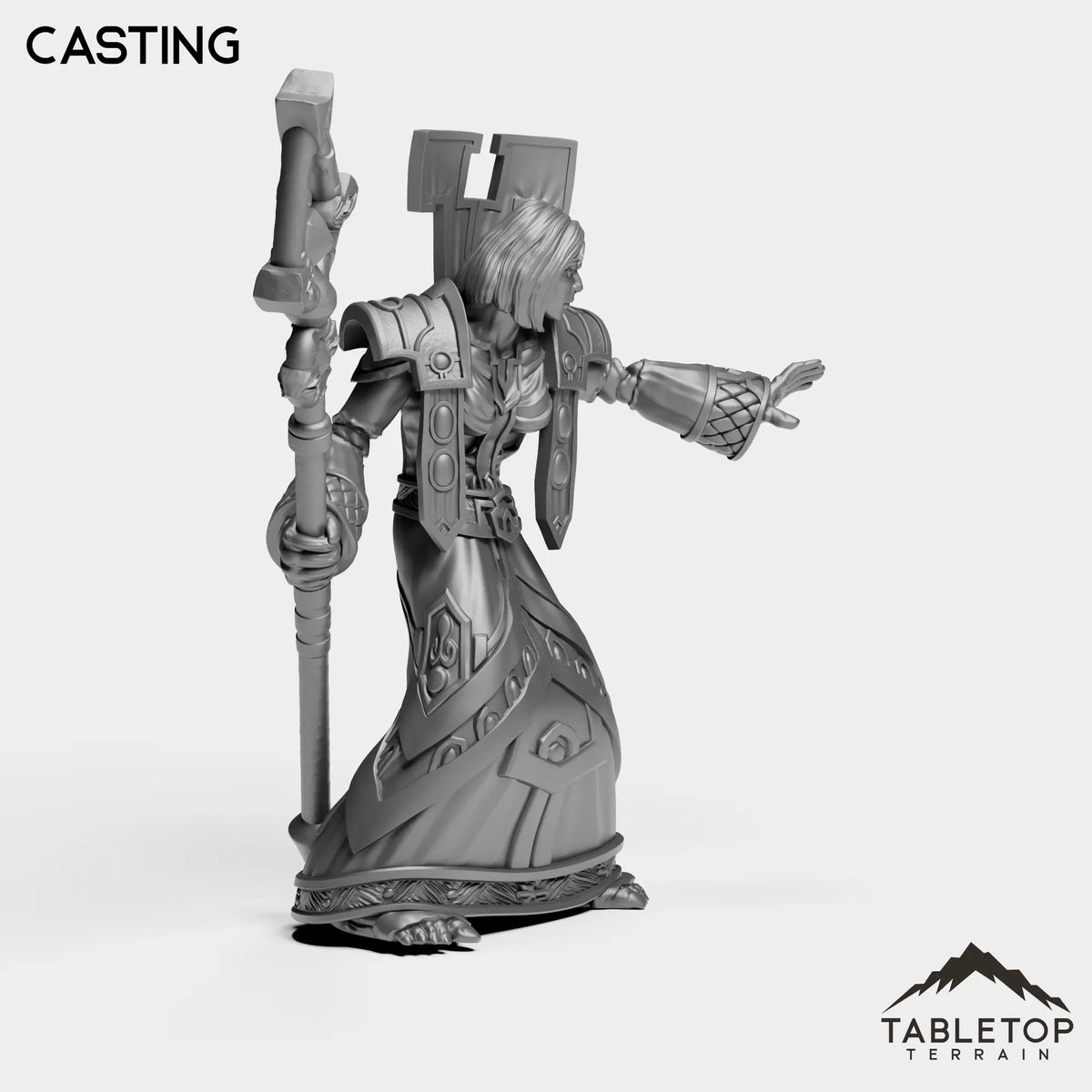 Tabletop Terrain Miniature Undead Priest Female Tier 1