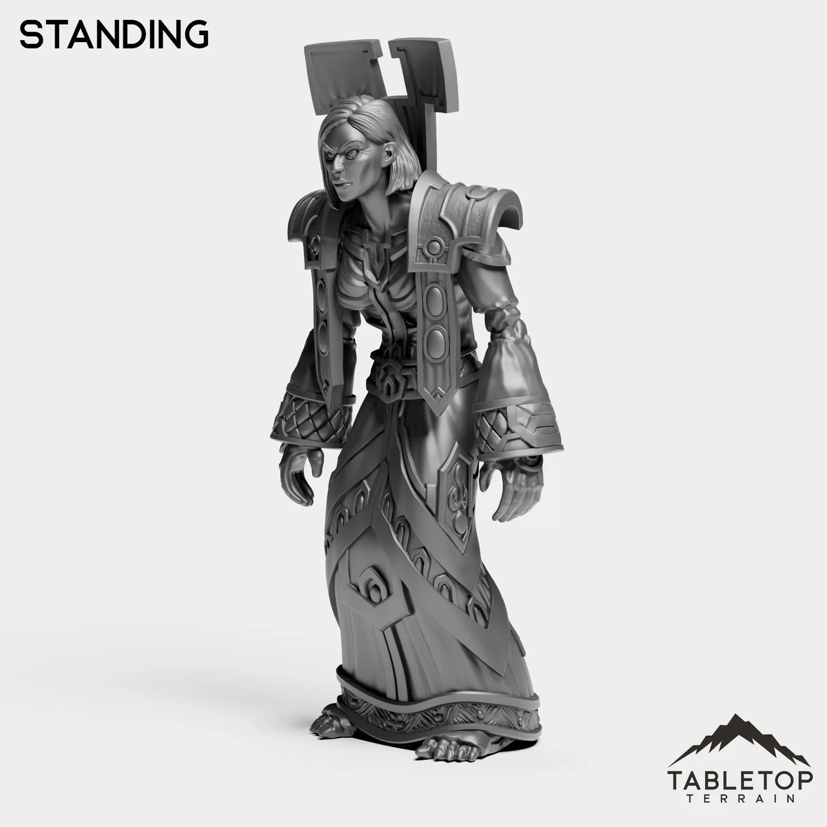 Tabletop Terrain Miniature Undead Priest Female Tier 1