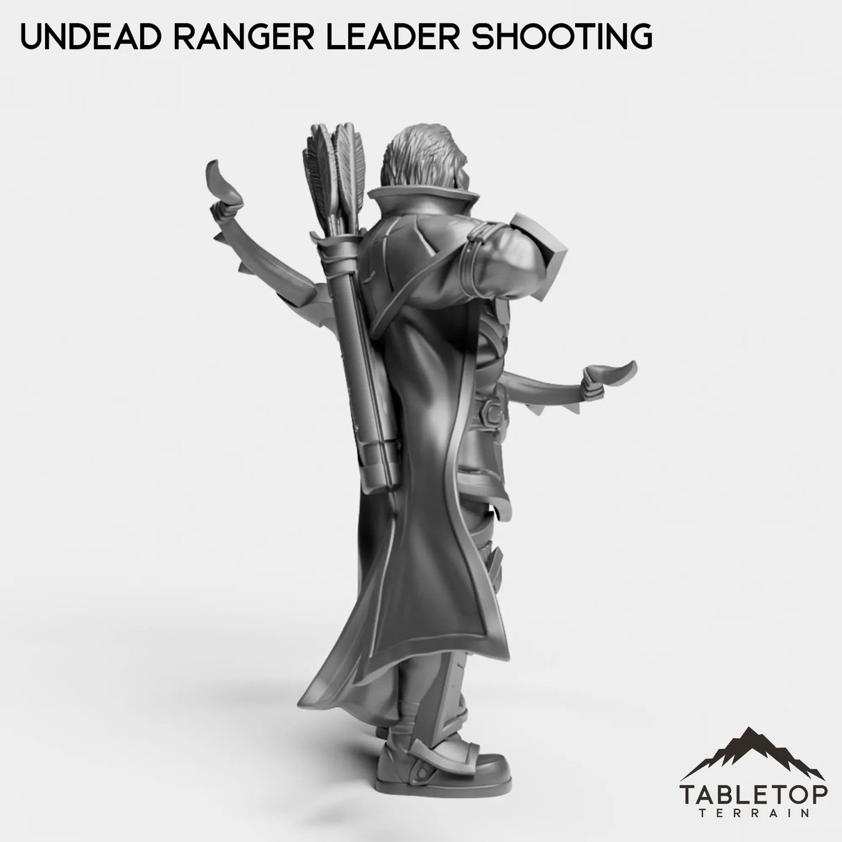 Tabletop Terrain Miniature Undead Ranger Leader