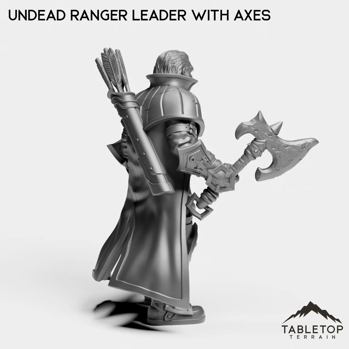 Tabletop Terrain Miniature Undead Ranger Leader