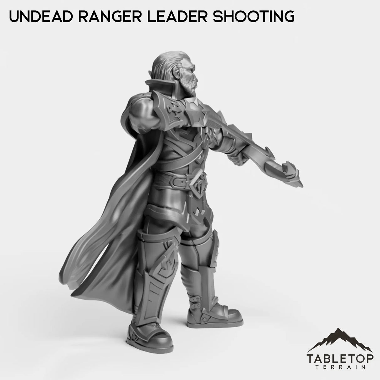 Tabletop Terrain Miniature Undead Ranger Leader