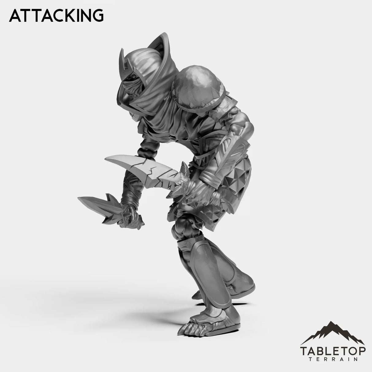 Tabletop Terrain Miniature Undead Rogue Female Tier 1