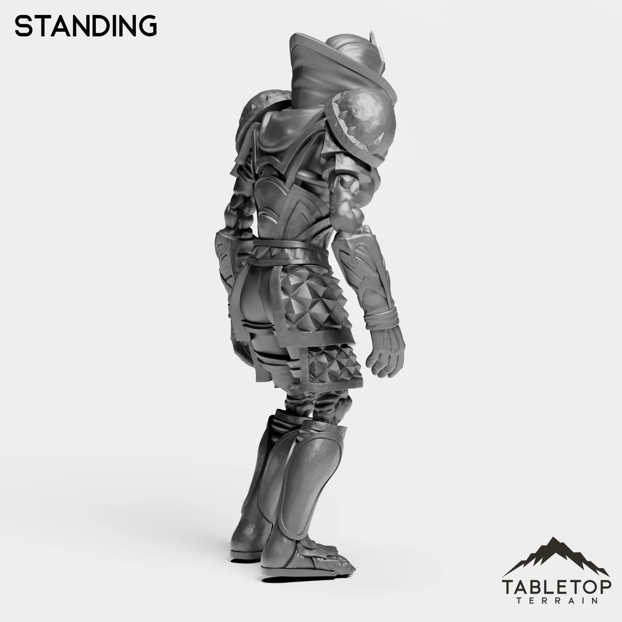 Tabletop Terrain Miniature Undead Rogue Female Tier 1