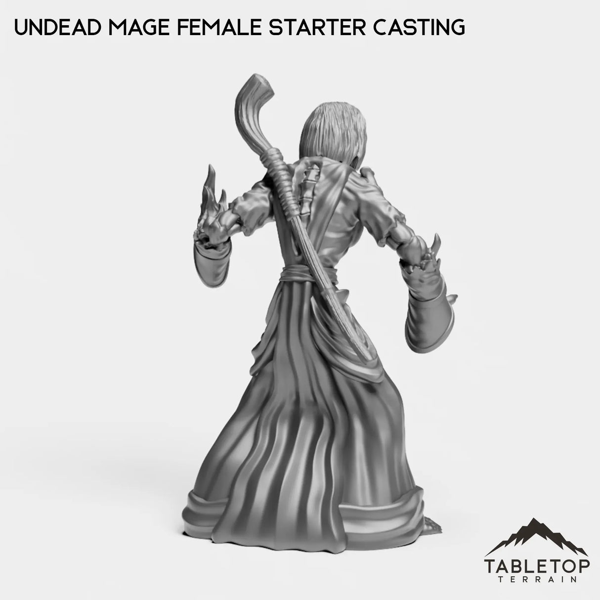 Tabletop Terrain Miniature Undead Starter Mage Female