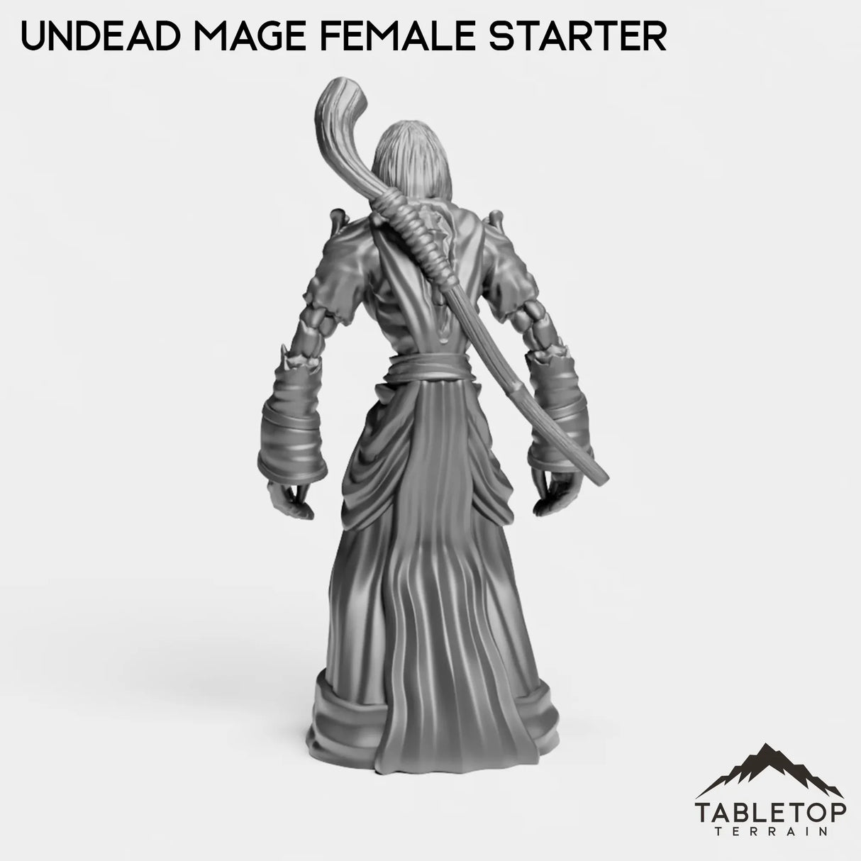 Tabletop Terrain Miniature Undead Starter Mage Female