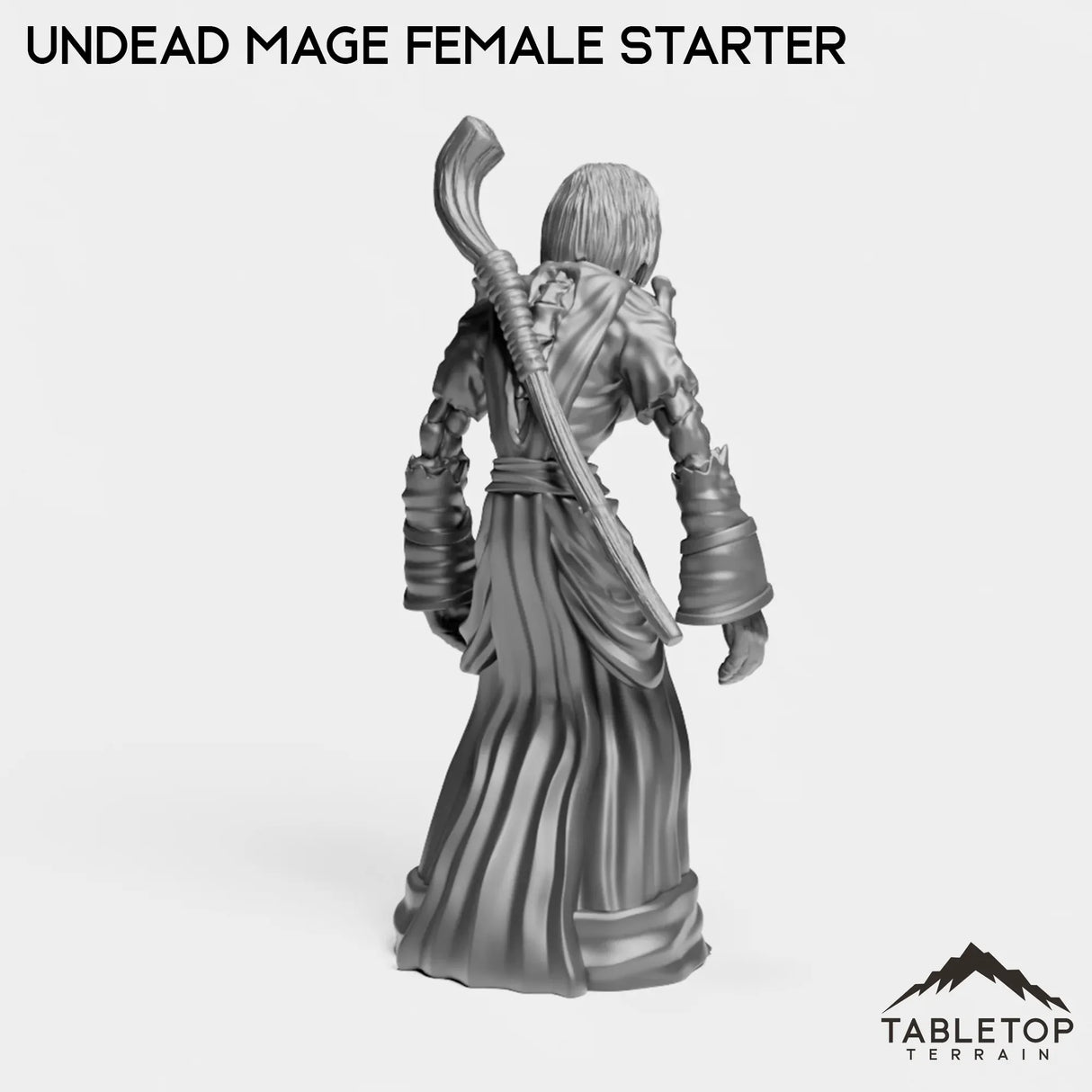 Tabletop Terrain Miniature Undead Starter Mage Female