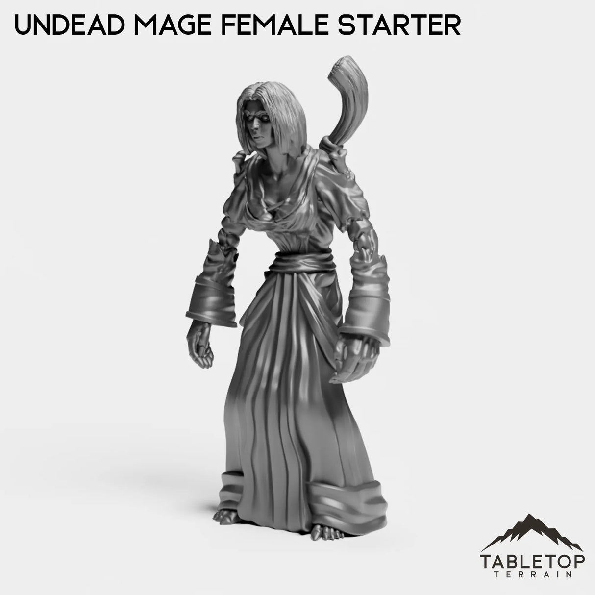 Tabletop Terrain Miniature Undead Starter Mage Female