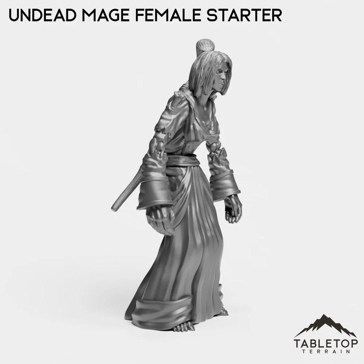 Tabletop Terrain Miniature Undead Starter Mage Female